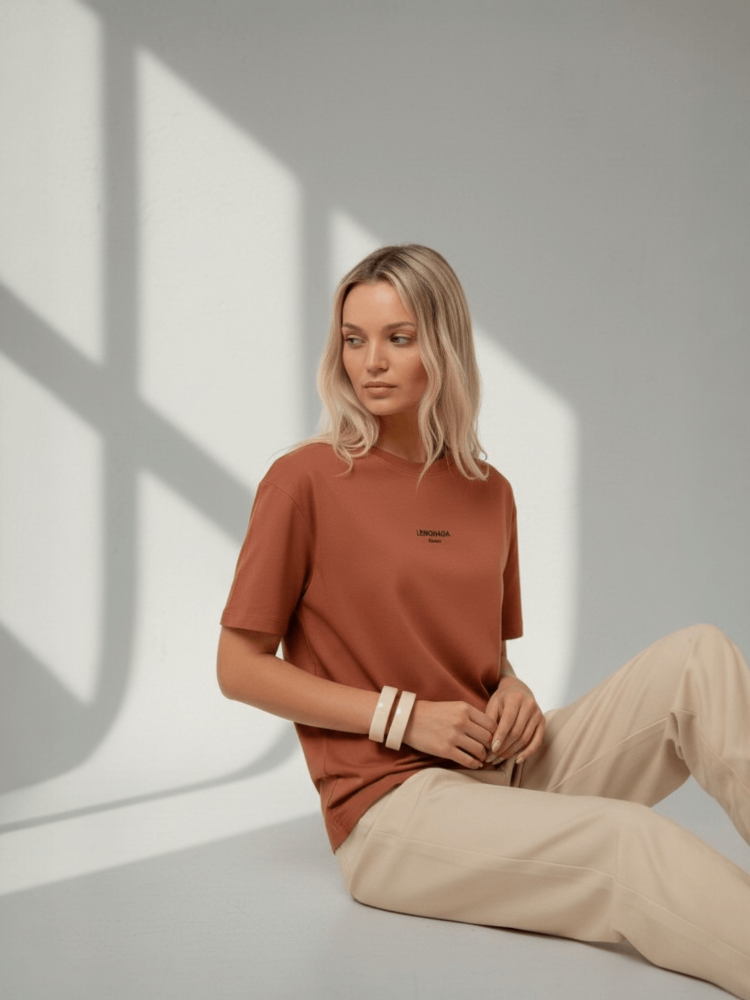 tshirt-lemonada-ceglany-rudy-terakota-klasyczny-bawelna-elastan-male-logo-lemonada-atelier-minimalistyczny-tshirt-damski-basic-premium-polska-marka-butik-szykownia-5