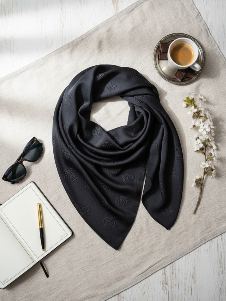 gawroszka-czarna-tloczone-kwiaty-apaszka-70x70-sliska-jak-jedwab-wiskoza-silk-elegancka-damska-do-szyi-wlosow-torebki-modny-dodatek-butik-szykownia-4