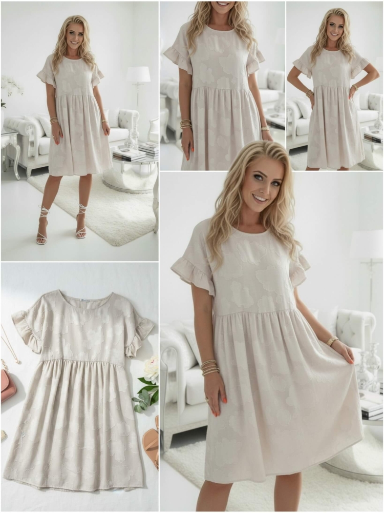 sukienka-almeria-jasny-bez-oversize-kwiaty-3d-falbanka-rozkloszowana-krotki-rekaw-wiskoza-poliester-wloska-modna-wiosna-lato-2026-lekka-kobieca-butik-szykownia-11