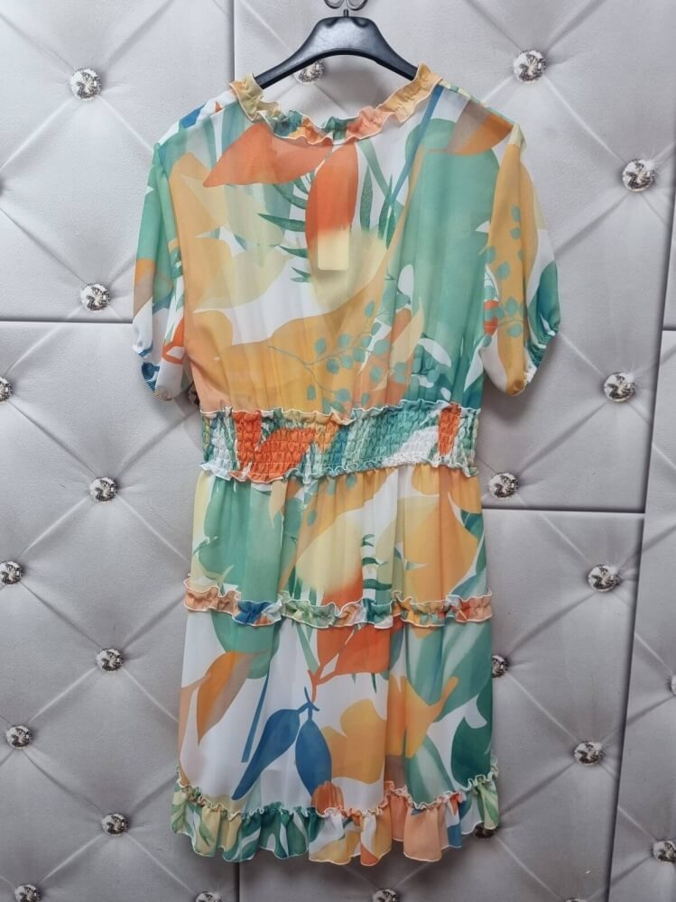 sukienka-borega-wloska-kolorowa-falbany-dekolt-v-elastyczna-talia-letnia-zwiewna-mieta-pomarancz-zolty-ecru-butik-szykownia-10