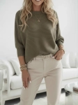 Sweter Katrin StayHere Mocca - Sweter Damski Nietoperz