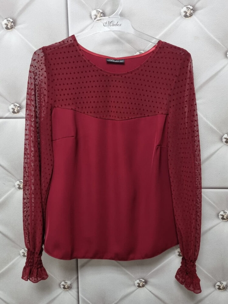 bluzka-valentina-tiulowe-rekawy-kropki-polska-produkcja-madex-bawelna-elastyczna-elegancka-butik-szykownia-9