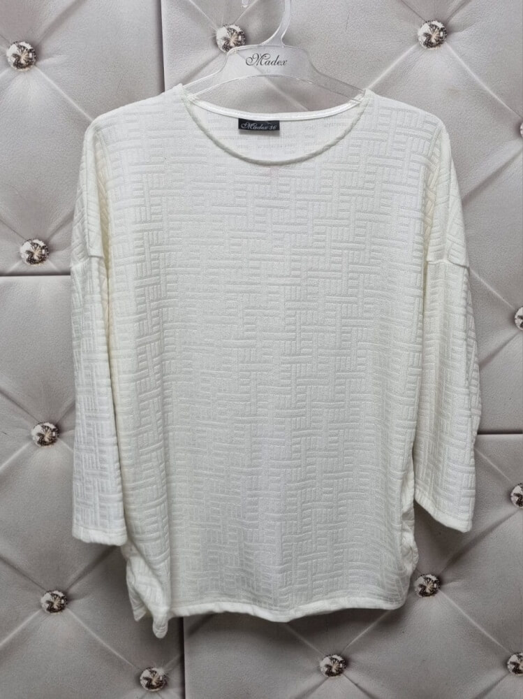 bluzka-sweterkowa-livia-biala-madex-elegancka-elastyczna-wzorzysta-zakietowa-rekaw-za-lokiec-geometryczna-faktura-wiskoza-poliester-plus-size-butik-szykownia-9