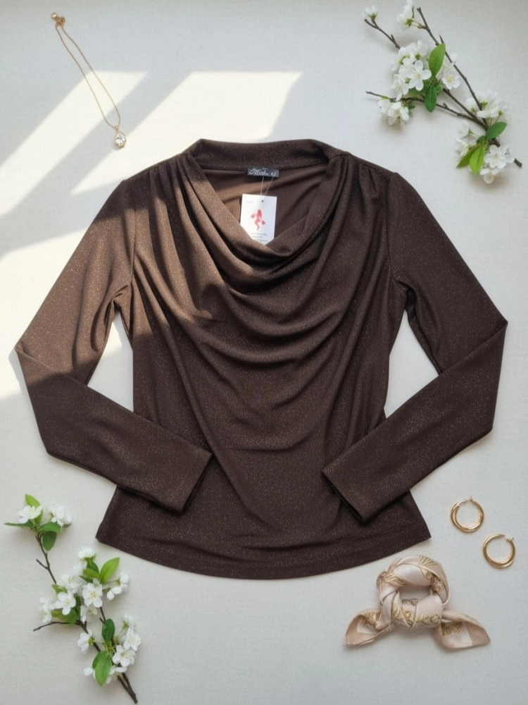 bluzka-melania-dekolt-woda-brokatowa-wieczorowa-elegancka-czekoladowa-wiskoza-elastyczna-madex-polska-produkcja-butik-szykownia-3