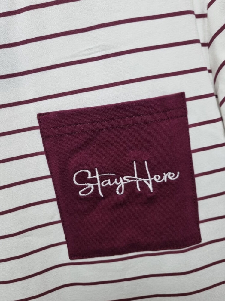 bluzka-tshirt-stayhere-paski-bialo-bordowe-kieszonka-bawelna-elastan-codzienna-model-7A-butik-szykownia-10