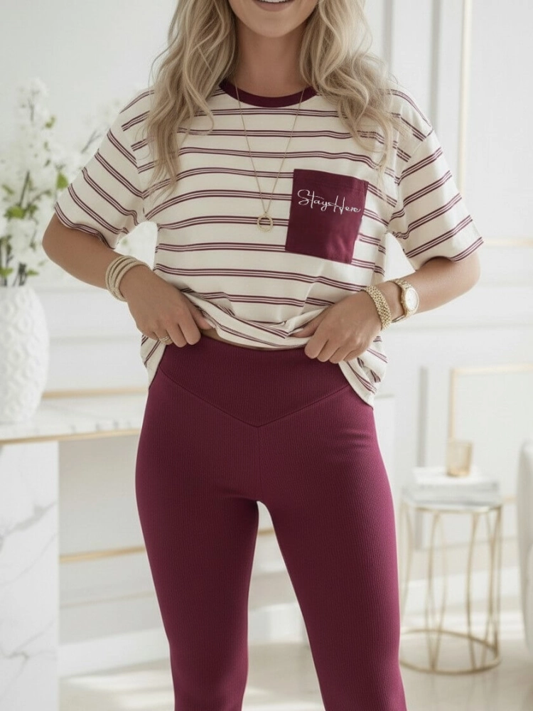 spodnie-legginsy-bordo-bordowe-prążkowane-wysoki-stan-stayhere-bawelna-elastyczne-polska-produkcja-butik-szykownia-3