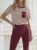 bluzka-tshirt-stayhere-ecru-waniliowa-paski-bordowe-kieszonka-bawelna-elastan-codzienna-model-2B-butik-szykownia-1