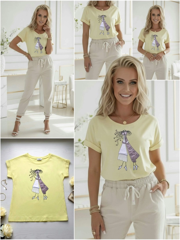 bluzka-tshirt-madnes-zolta-aplikacja-3d-krotki-rekaw-premium-polska-produkcja-bawelna-elastyczna-rozmiary-1-2-3-codzienna-elegancka-butik-szykownia-11