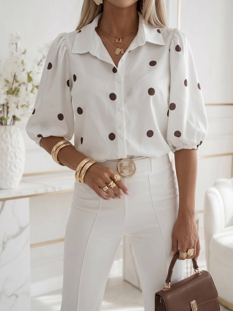 bluzka-koszulowa-novum-menta-biala-czekoladowe-kropki-elegancka-damska-kolnierzyk-rekaw-bishop-wiskoza-polska-produkcja-wiosenna-butik-szykownia-1