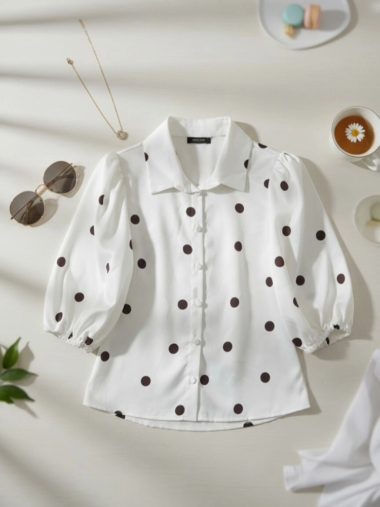 bluzka-koszulowa-novum-menta-biala-czekoladowe-kropki-elegancka-damska-kolnierzyk-rekaw-bishop-wiskoza-polska-produkcja-wiosenna-butik-szykownia-3