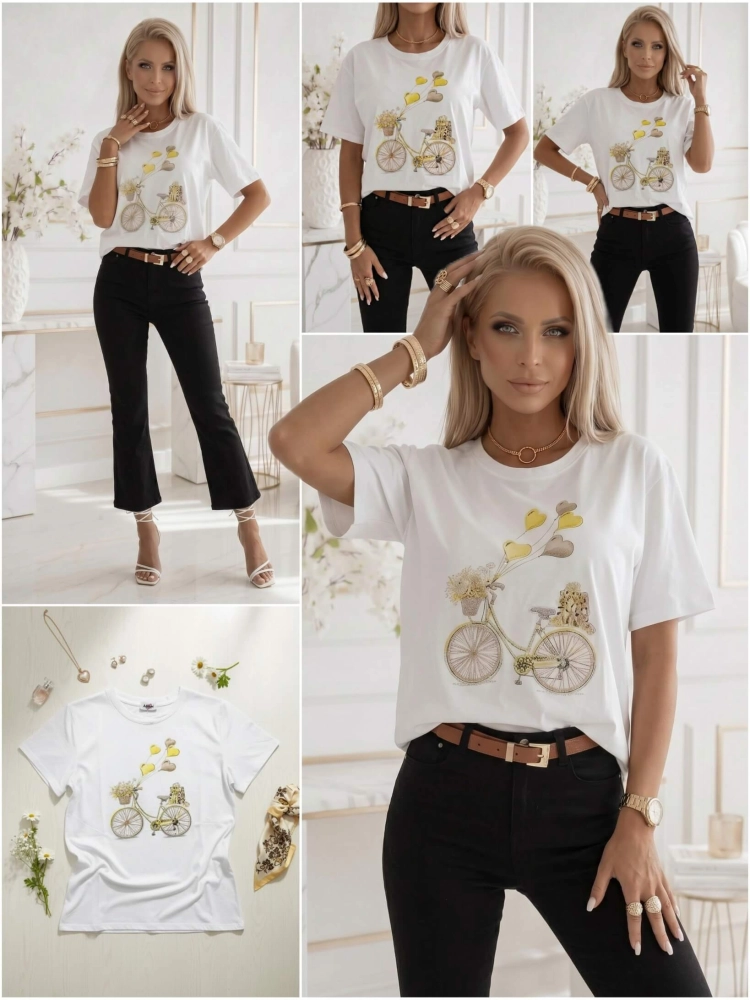 bluzka-tshirt-agape-biala-oversize-aplikacja-3d-rower-zolty-krotki-rekaw-bawelna-elastan-wloska-produkcja-modna-casual-wiosna-lato-butik-szykownia-11