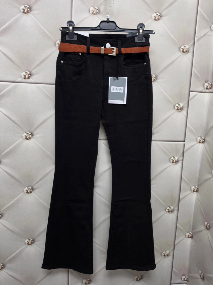 m-sara-spodnie-jeansy-flare-regular-krotkie-dla-nizszych-czarne-elastyczne-pasek-model-j3018-13-bawelna-wiskoza-elastan-butik-szykownia-9