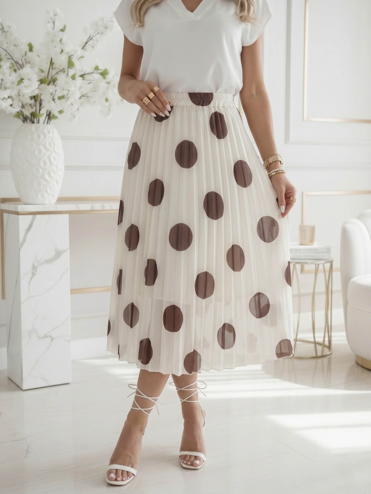 spodnica-plisowana-amara-dots-just-women-biala-czekoladowe-grochy-duze-kropki-midi-plisy-guma-w-pasie-wloska-produkcja-elegancka-wiosna-lato-butik-szykownia-1