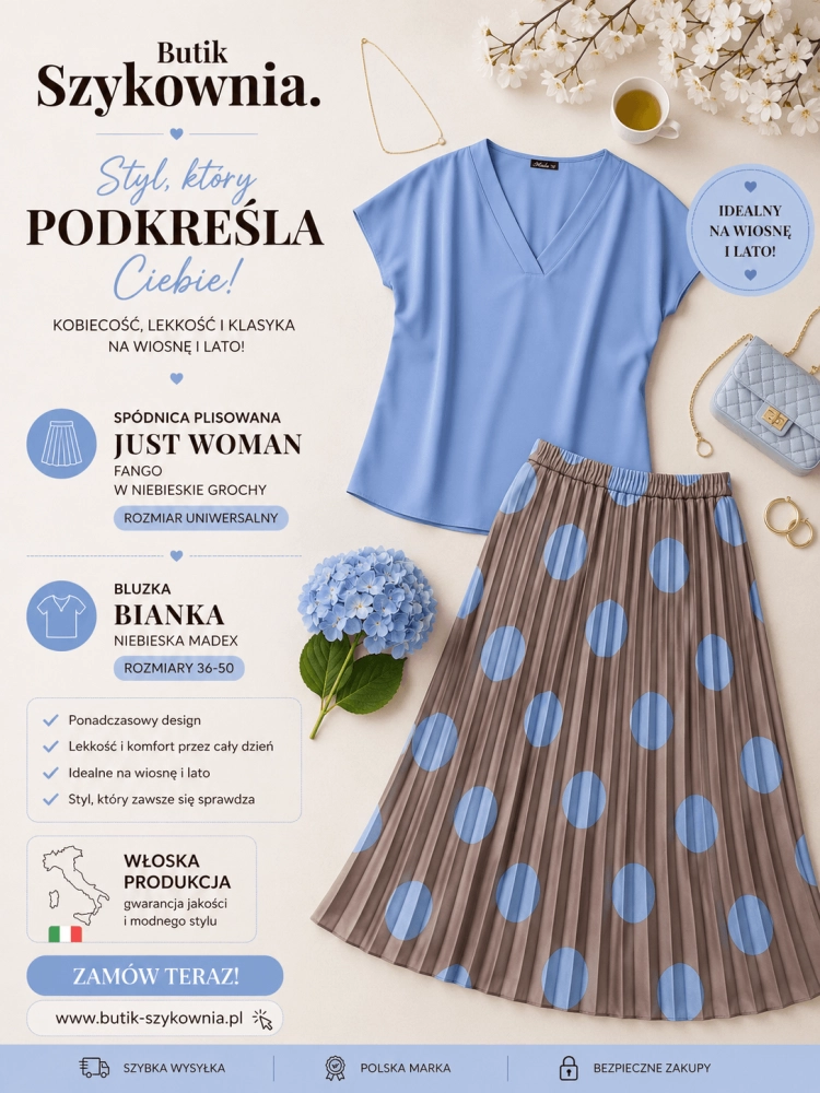 spodnica-plisowana-amara-dots-just-women-fango- niebieskie-grochy-duze-kropki-midi-plisy-guma-w-pasie-wloska-produkcja-elegancka-wiosna-lato-butik-szykownia-11