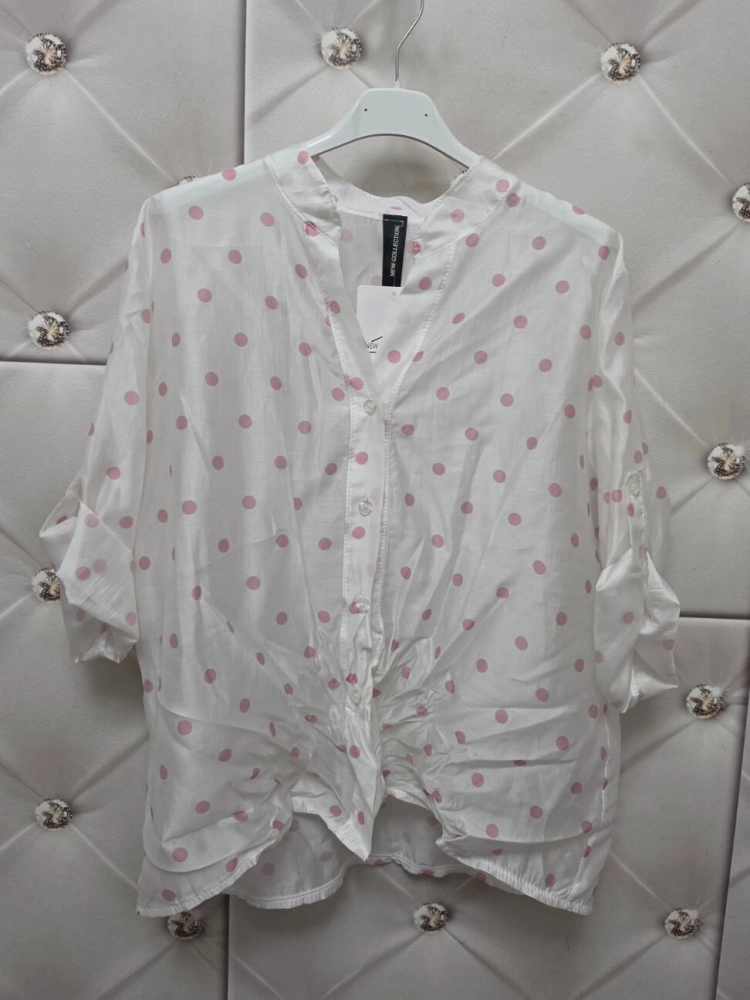 bluzka-koszulowa-alessia-biala-rozowe-kropki-mgielka-tencel-wloska-produkcja-rekaw-3-4-wiazana-lekka-damska-butik-szykownia-8