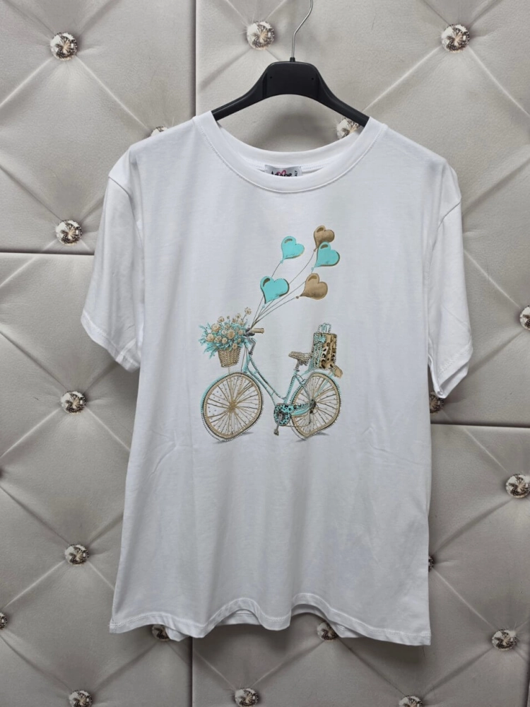 bluzka-tshirt-agape-biala-oversize-aplikacja-3d-rower-mietowy-krotki-rekaw-bawelna-elastan-wloska-produkcja-modna-casual-wiosna-lato-butik-szykownia-8