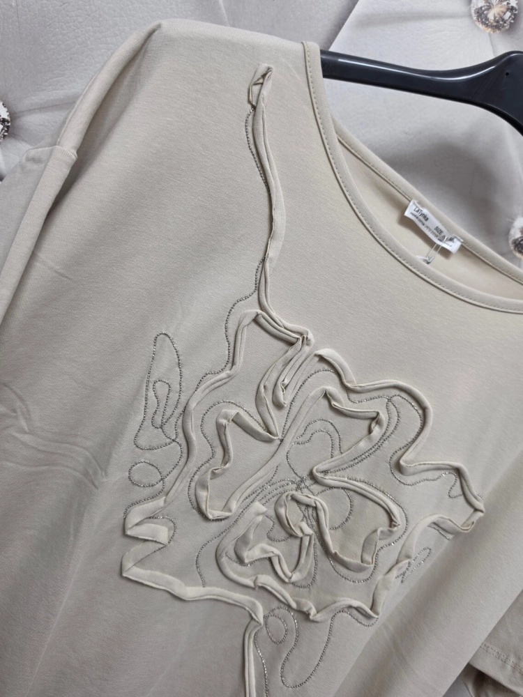 bluzka-damska-latynka-bezowa-z-aplikacja-3d-wiazana-na-dole-bawelniana-elastyczna-polska-produkcja-s-m-m-l-l-xl-butik-szykownia-9