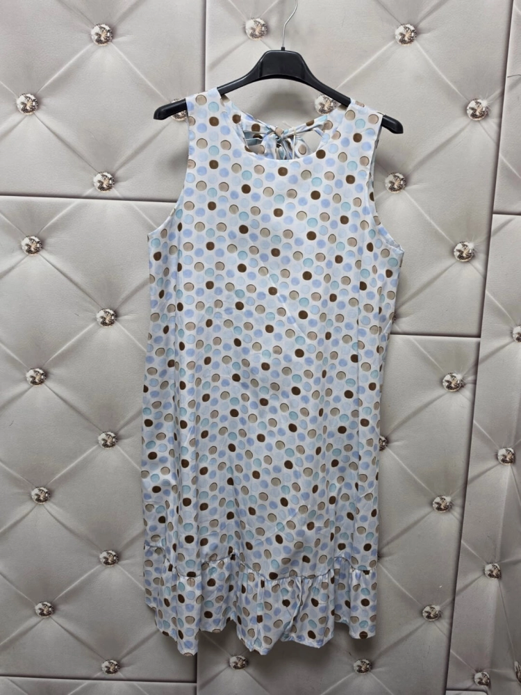 sukienka-lavina-biala-w-kropki-blekitne-czekoladowe-bezowe-bawelniana-bez-rekawow-wiazana-z-tylu-falbanka-rozmiar-uniwersalny-butik-szykownia-8