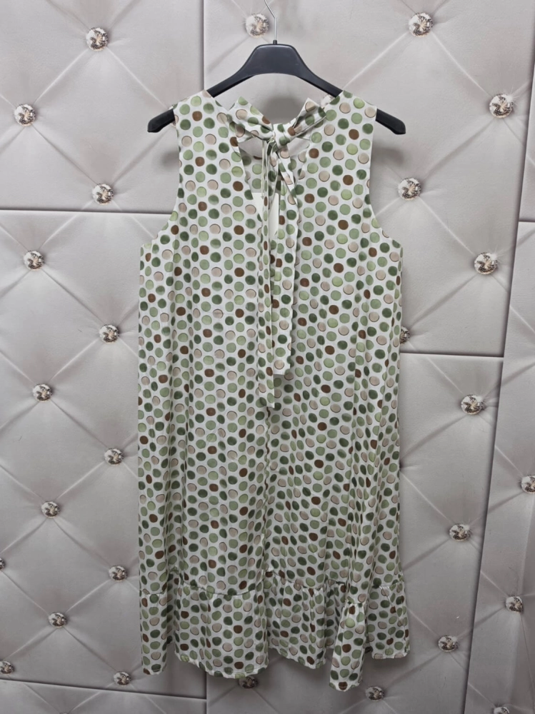 sukienka-lavina-biala-w-kropki-zielone-czekoladowe-bezowe-bawelniana-bez-rekawow-wiazana-z-tylu-falbanka-rozmiar-uniwersalny-butik-szykownia-9