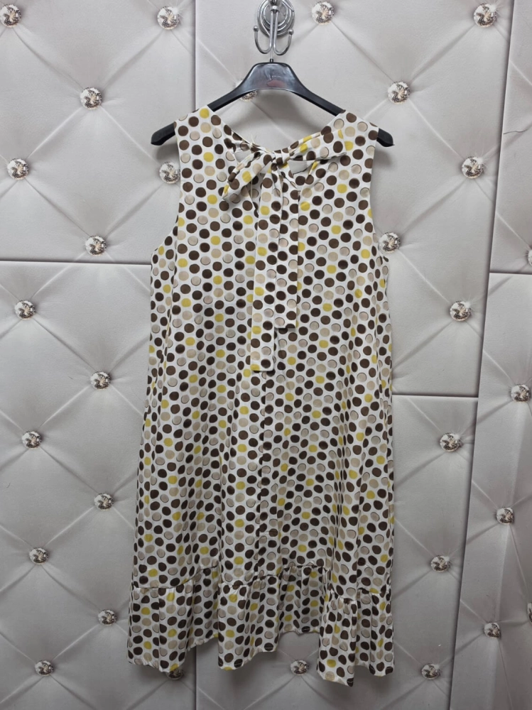 sukienka-lavina-biala-w-kropki-zolte-czekoladowe-bezowe-bawelniana-bez-rekawow-wiazana-z-tylu-falbanka-rozmiar-uniwersalny-butik-szykownia-9