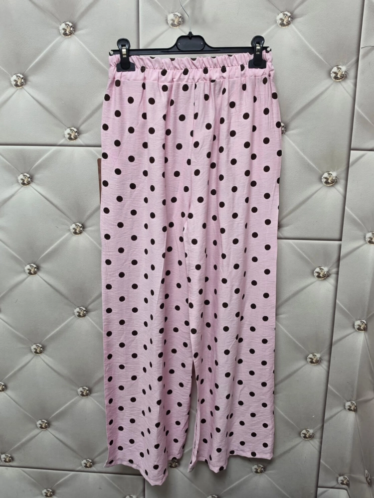 spodnie-szwedy-bellarosa-rozowe-w-czekoladowe-kropki-szerokie-nogawki-wysoki-stan-wiskoza-elastan-kieszenie-guma-w-pasie-butik-szykownia-11
