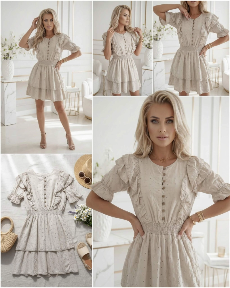 sukienka-neve-bezowa-boho-z-falbankami-azurowa-bawelniana-gumka-w-talii-guziczki-krotki-rekaw-rozmiar-uniwersalny-butik-szykownia-12