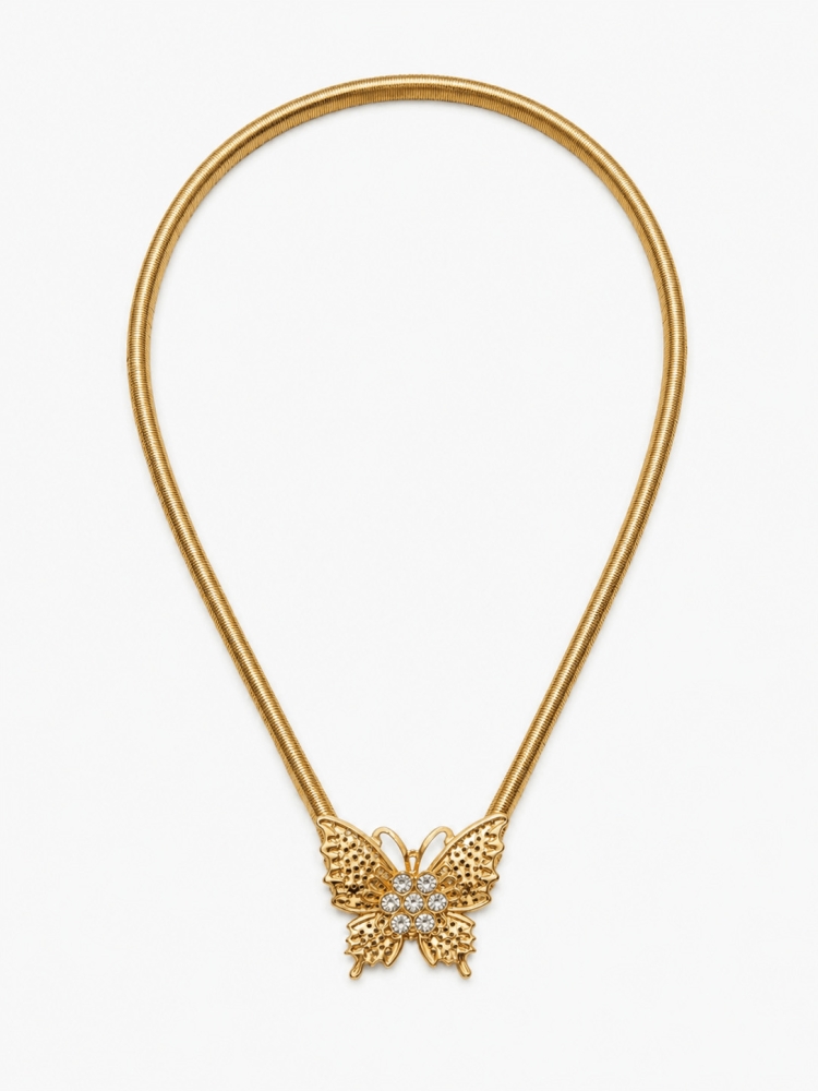 pasek-sprezynka-model-1014-zloty-elastyczny-z-ozdoba-motyl-metalowy-bizuteryjny-do-sukienki-tuniki-sweterka-butik-szykownia-2