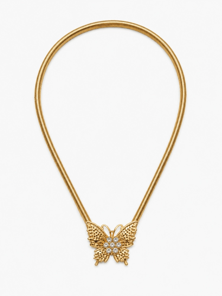 pasek-sprezynka-model-1014-zloty-elastyczny-z-ozdoba-motyl-metalowy-bizuteryjny-do-sukienki-tuniki-sweterka-butik-szykownia-2