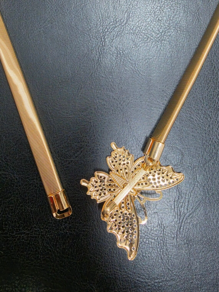 pasek-sprezynka-model-1014-zloty-elastyczny-z-ozdoba-motyl-metalowy-bizuteryjny-do-sukienki-tuniki-sweterka-butik-szykownia-5