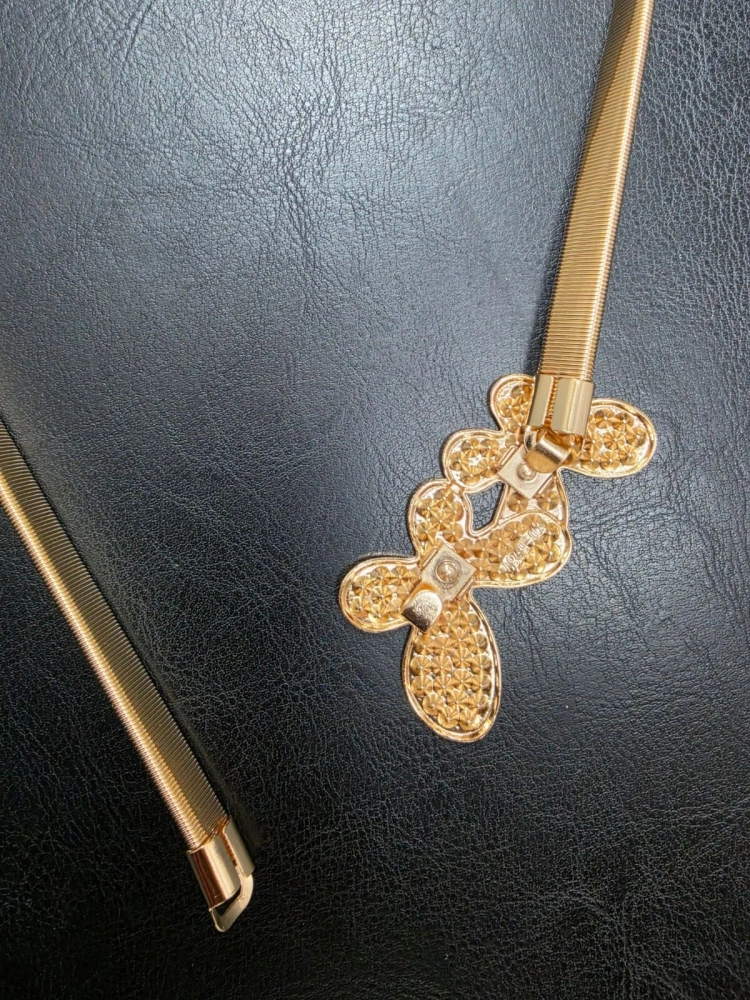 pasek-sprezynka-model-1015-zloty-elastyczny-z-ozdoba-kwiatki-metalowy-bizuteryjny-do-sukienki-tuniki-sweterka-butik-szykownia-5