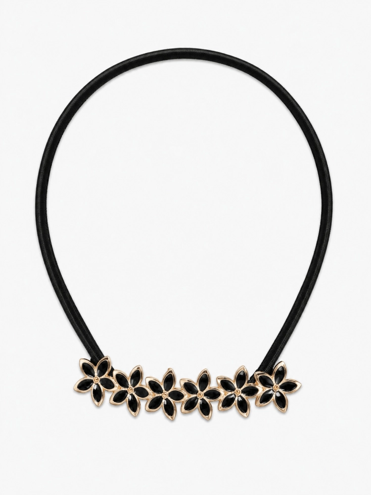 pasek-sprezynka-model-1017-czarny-elastyczny-z-ozdoba-kwiatki-cyrkonie-metalowy-bizuteryjny-do-sukienki-tuniki-sweterka-butik-szykownia-2