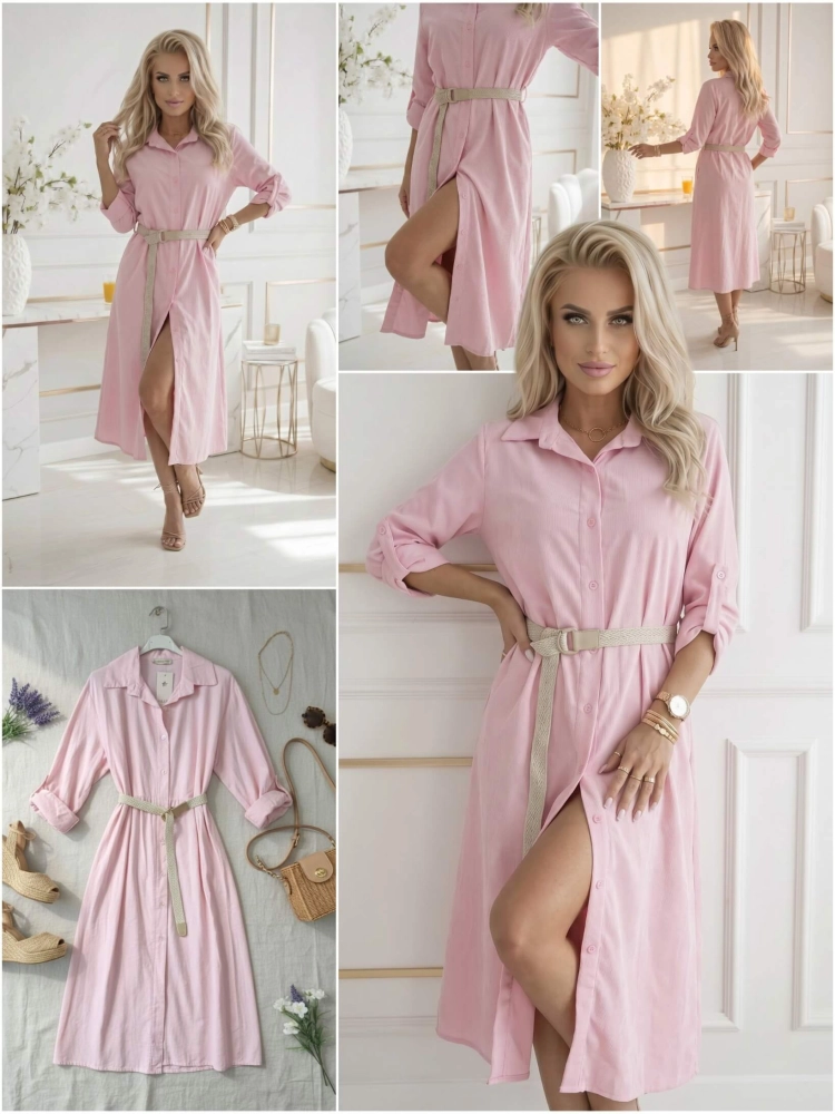 sukienka-bellaria-szmizjerka-baby-pink-z-cienkiego-sztruksu-koszulowa-z-paskiem-bawelniana-guziki-kolnierzyk-butik-szykownia-14