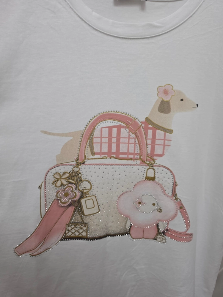 bluzka-tshirt-agape-biala-oversize-aplikacja-3d-torebka-pudrowy-roz-krotki-rekaw-bawelna-elastan-wloska-produkcja-modna-casual-wiosna-lato-butik-szykownia-9