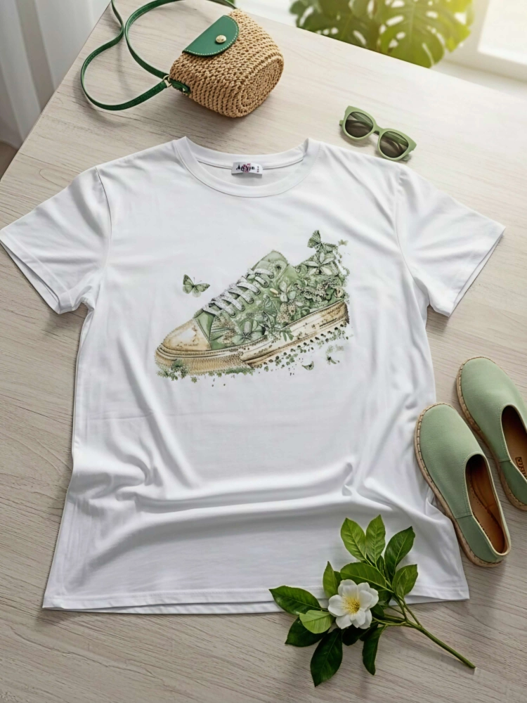 bluzka-tshirt-agape-biala-oversize-aplikacja-3d-trampek-zielony-krotki-rekaw-bawelna-elastan-wloska-produkcja-modna-casual-wiosna-lato-butik-szykownia-3