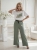 spodnie-luna-comfort-muslinowe-zielony-khaki-z-paskiem-szeroka-nogawka-guma-w-pasie-bawelna-letnie-przewiewne-butik-szykownia-2