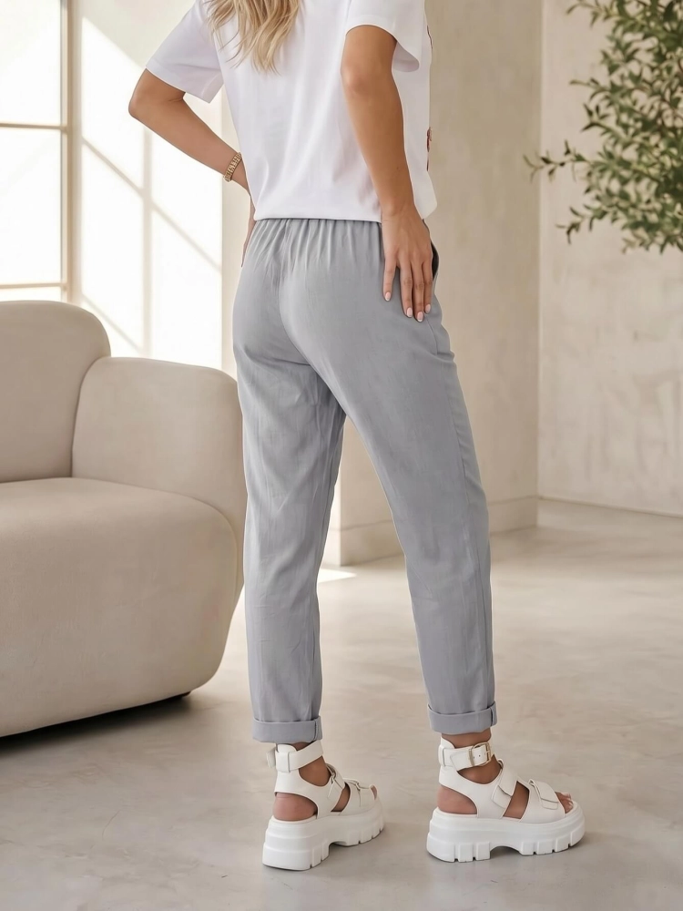 spodnie-kayax-elastyczne-mom-fit-wiazane-kieszenie-szare-golebie-lato-butik-szykownia-4