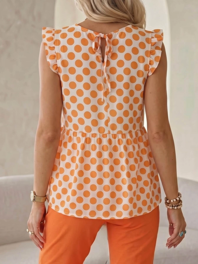 bluzka-maryy-biala-pomaranczowe-grochy-wiskoza-letnia-zwiewna-falbanka-okragly-dekolt-wloska-moda-damska-butik-szykownia-8