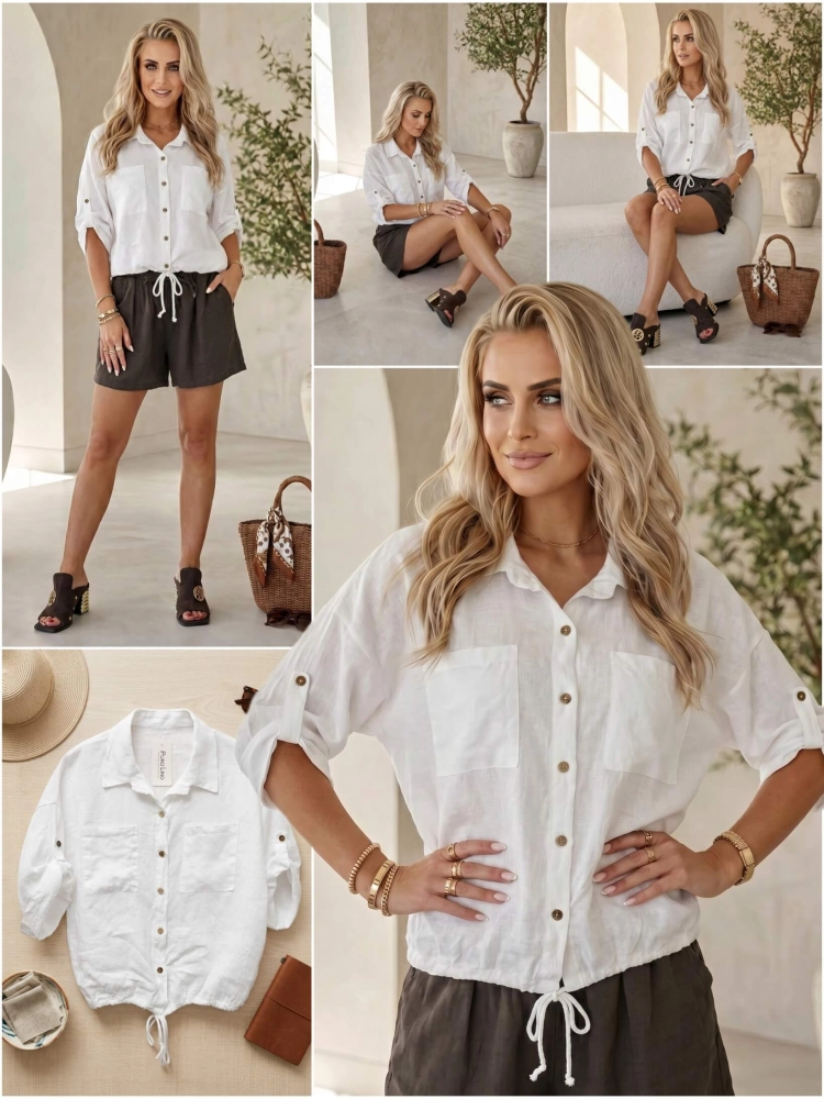 bluzka-koszulowa-purolino-biala-len-100-procent-kolnierzyk-guziki-regulacja-dolu-wiazanie-kieszenie-rekaw-3-4-podpinany-letnia-bluzka-damska-butik-szykownia-13