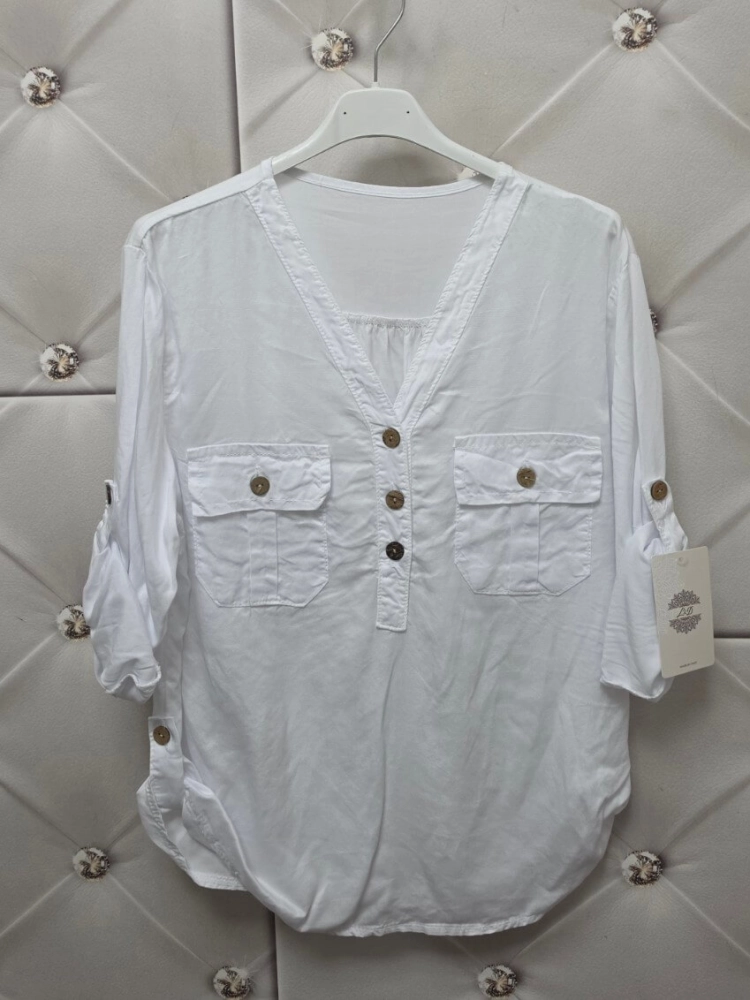 bluzka-safari-biala-lyocell-dekolt-v-kieszonki-guziki-rekaw-3-4-podpinany-letnia-bluzka-damska-butik-szykownia-8