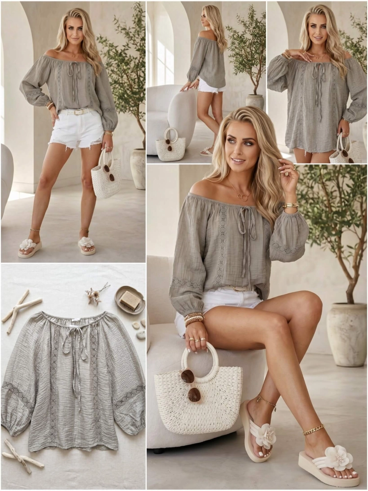 bluzka-elviana-fango-hiszpanka-azurowe-wstawki-wiazana-przod-rekaw-7-8-oversize-wiskoza-lyocell-boho-letnia-bluzka-damska-butik-szykownia-12