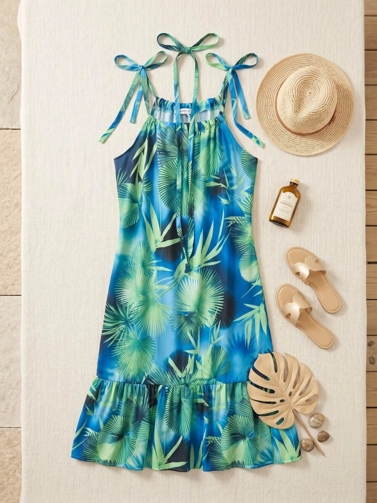 sukienka- stayhere-tropicana-blue-green-wielokolorowa-rozowa-falbanka-cienkie-wiazane-ramiaczka-pasek-w-zestawie-polska-produkcja-letnia-sukienka-damska-butik-szykownia-3