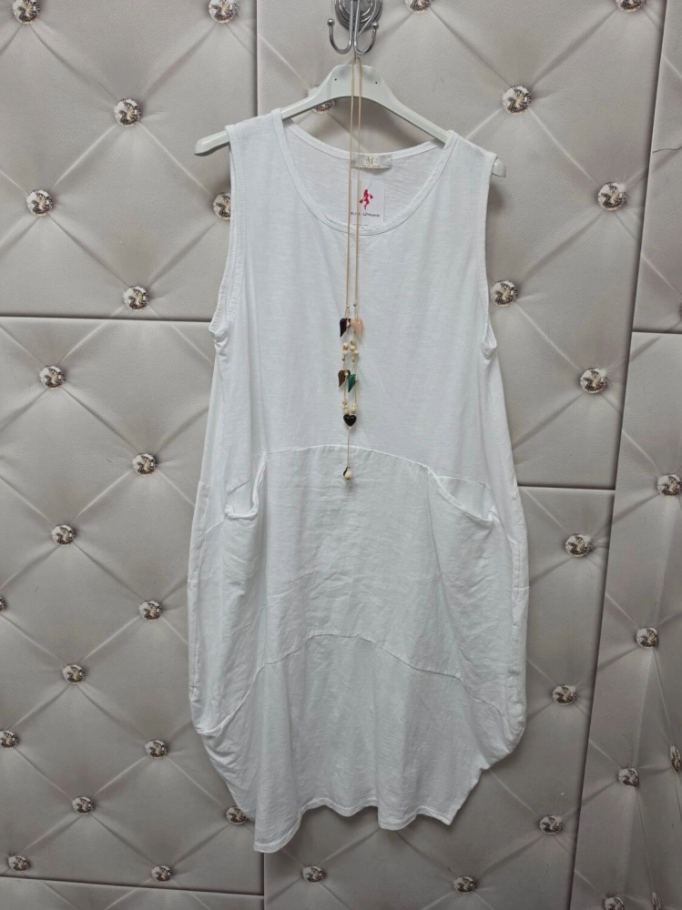sukienka-bellaria-biala-bawelniano-lniana-bombka-oversize-kieszenie-lniana-wstawka-naszyjnik-butik-szykownia-7