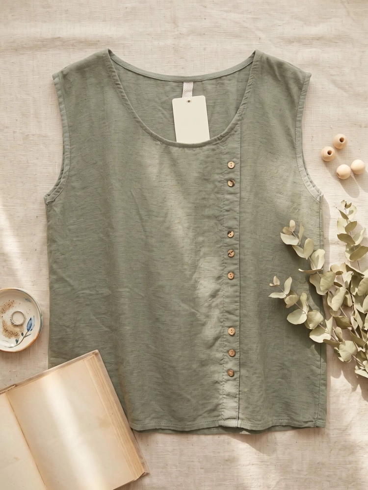 bluzka-solmira-khaki-lniano-wiskozowa-szerokie-ramiaczka-ozdobne-guziki-butik-szykownia-3