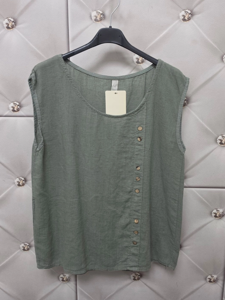 bluzka-solmira-khaki-lniano-wiskozowa-szerokie-ramiaczka-ozdobne-guziki-butik-szykownia-7