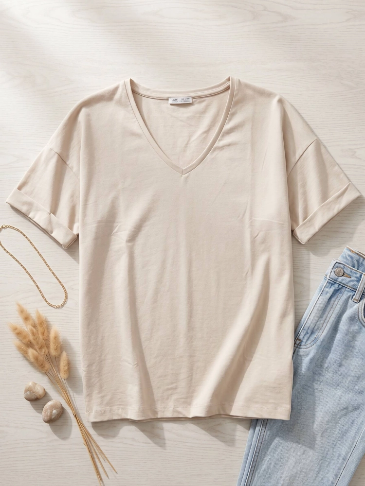 t-shirt-soft-v-latynka-jasny-bez-bawelniana-bluzka-zakladkowy-rekaw-polska-produkcja-butik-szykownia-4