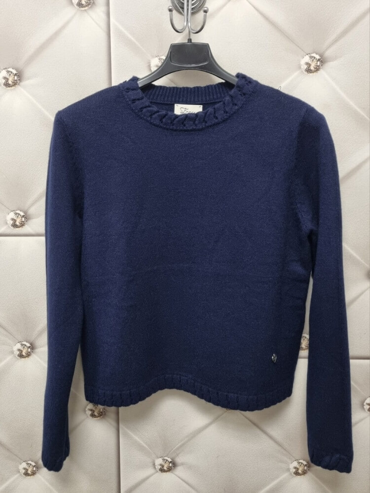 sweter-damski-solenne-feru-granatowy-short-fit-mini-warkocz-miekki-one-size-butik-szykownia-9