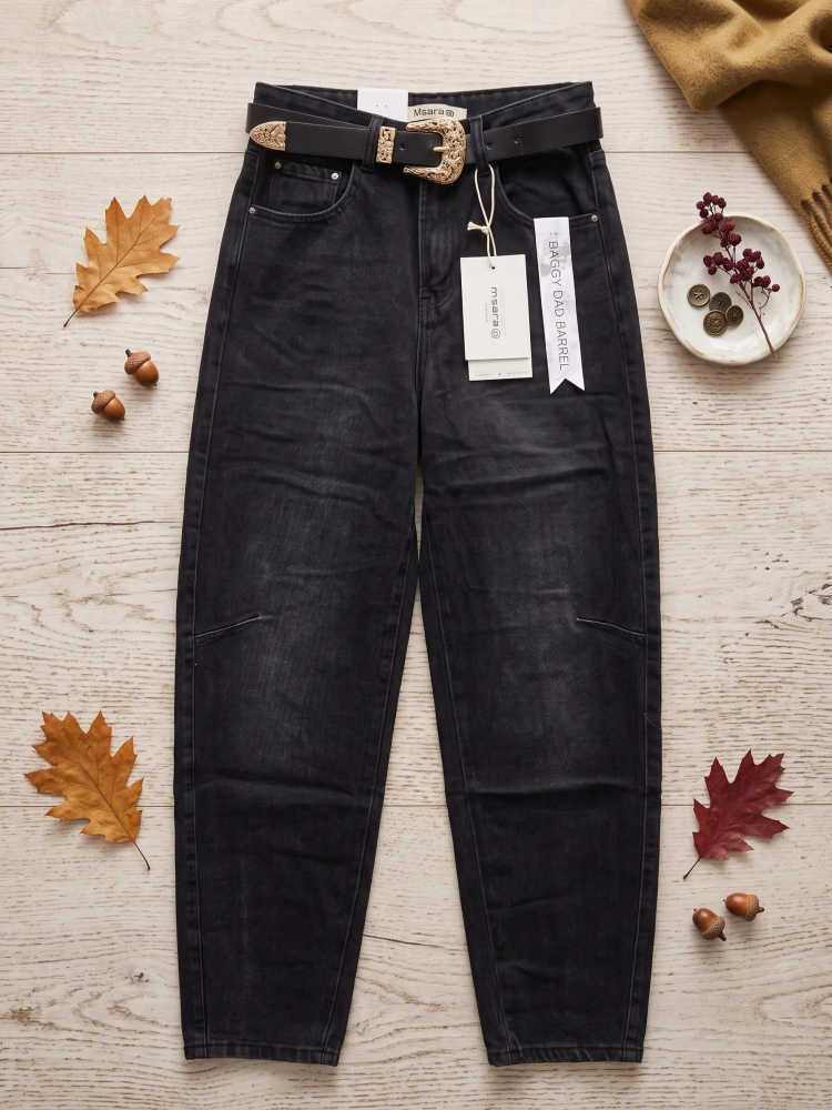 jeansy-damskie-msara-bgs109-a-czarne-baggy-dad-barrel-pasek-elastyczne-butik-szykownia-3