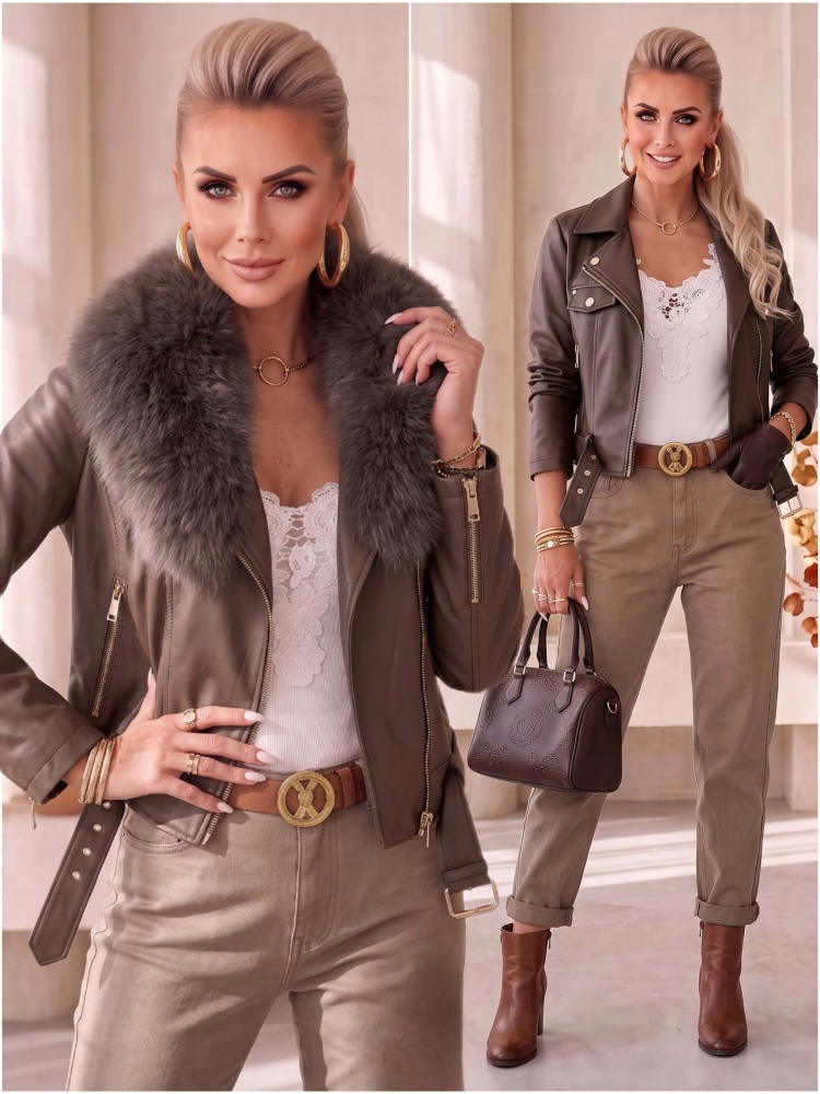 kurtka-ramoneska-softy-czekoladowa-ekoskora-odpinany-kolnierz-futerko-zlote-detale-butik-szykownia-1