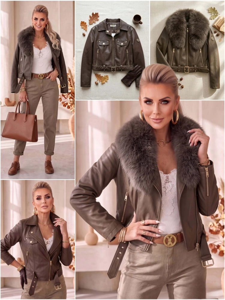 kurtka-ramoneska-softy-czekoladowa-ekoskora-odpinany-kolnierz-futerko-zlote-detale-butik-szykownia-10