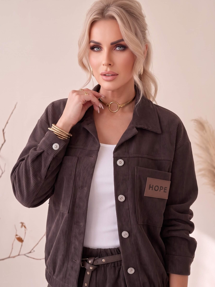kurtka-sztruksowa-hope-ciemna-czekolada-oversize-duze-kieszenie-elastyczny-dol-butik-szykownia-2